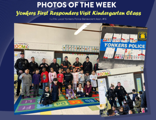 Photos of the Week: Yonkers First Responders Visit Kindergarten Class