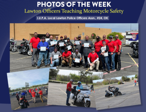 Photos of the Week: Lawton Officers Teaching Motorcycle Safety