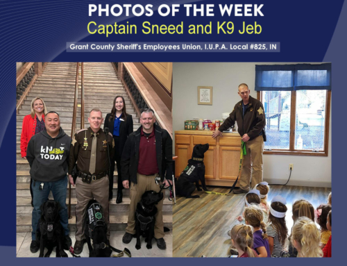 Photos of the Week: Captain Sneed and K9 Jeb